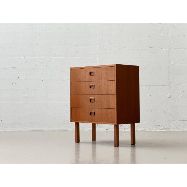 Mid-Century Chest of Drawers on Legs with Teak Veneer, 1960s For Sale - Image 16 of 16