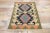 Textile Vintage Persian Shiraz Kilim Rug - 01'11 X 02'11 For Sale - Image 7 of 9
