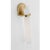 Modern Windsor Smith for Visual Comfort Signature Arena 20" Sconce in Hand-Rubbed Antique Brass with White Ribbed Glass For Sale - Image 3 of 9