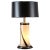 1980s Glass Table Lamp | Ivory Glass Double Light For Sale