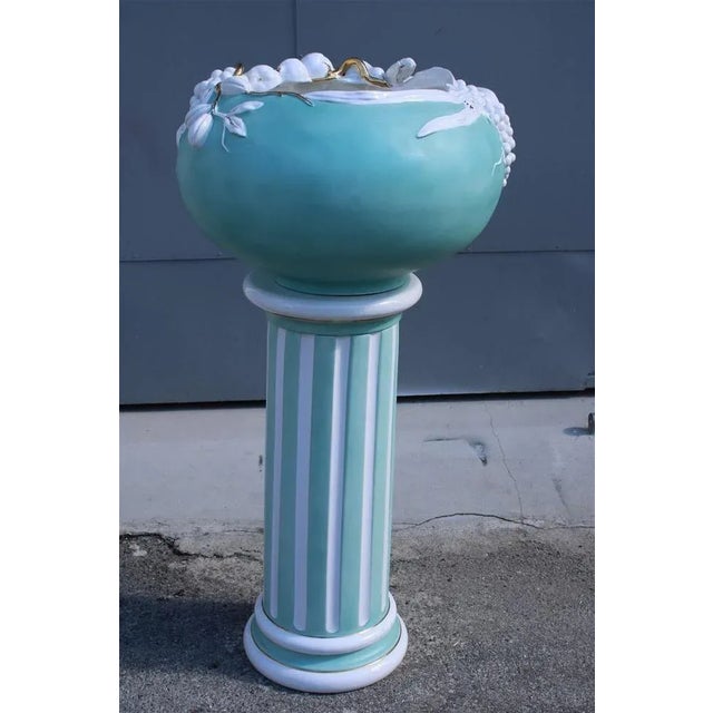 Column in Enameled Ceramic by Tommaso Barbi, Italy, 1970s For Sale - Image 3 of 10