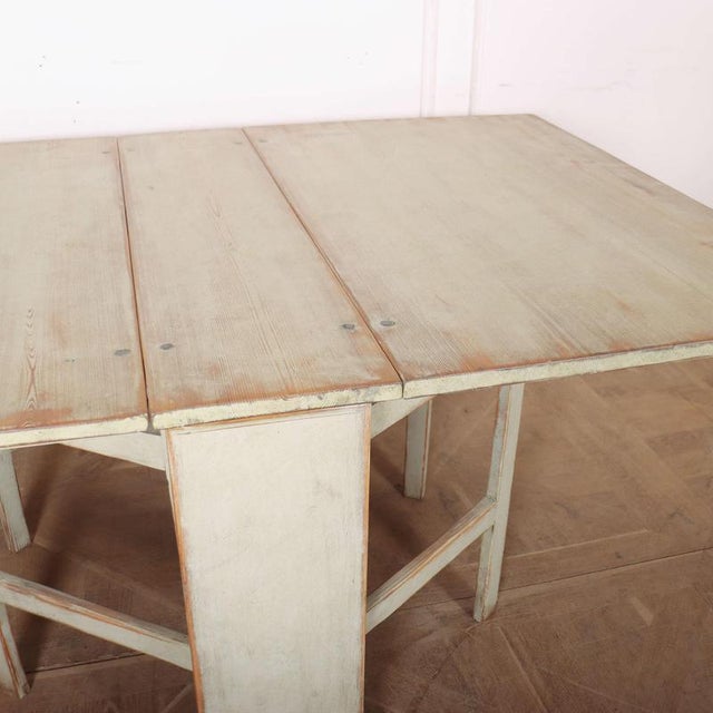 Swedish Slagbord Dining Table, 1820 For Sale - Image 5 of 11