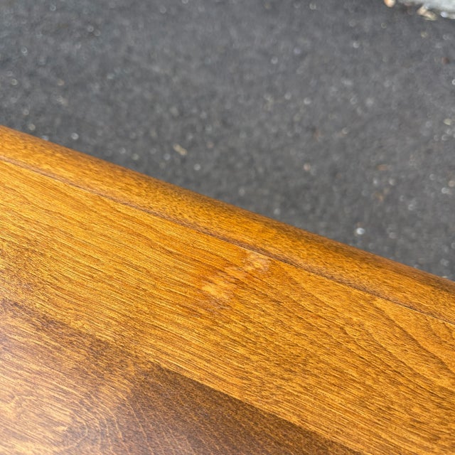 1980s Ethan Allen Heirloom Nutmeg Solid Maple American Traditional Square Side or End Table (10-8705) For Sale - Image 10 of 11