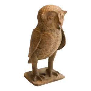 Vintage African Owl Sculpture