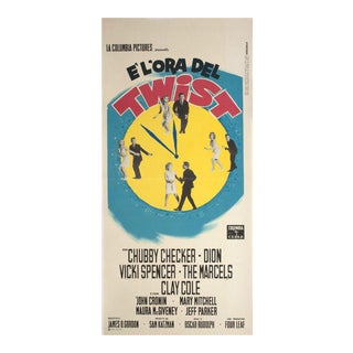 Twist Around the Clock, 1961 Italian Locandina Film Poster For Sale