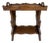 Early 20th Century French Hand-Carved Oak Trolley Bar, 1920s For Sale