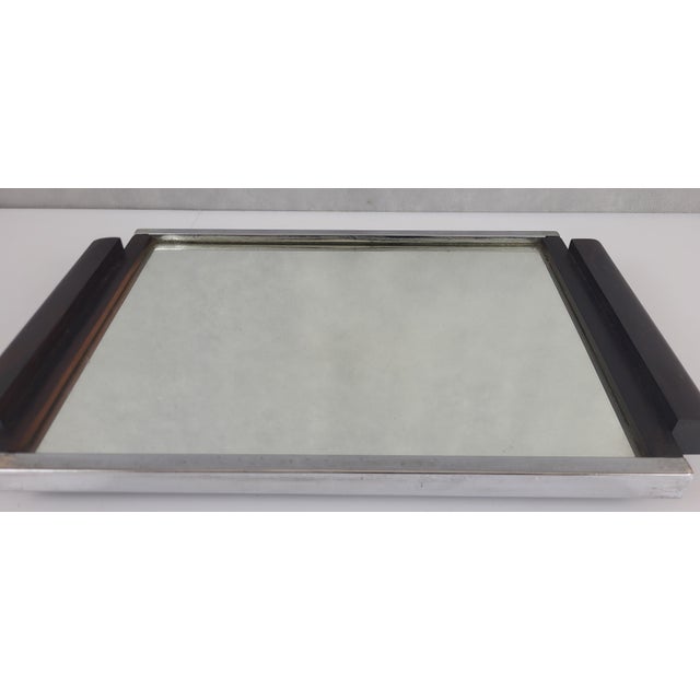 1930s Art Deco Macassar Wood Mirror Tray, 1930s For Sale - Image 5 of 8