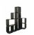 Wood Black Modular Corner Bookcase by Carlo de Carli for Fiarm, Italy, 1970s For Sale - Image 7 of 8