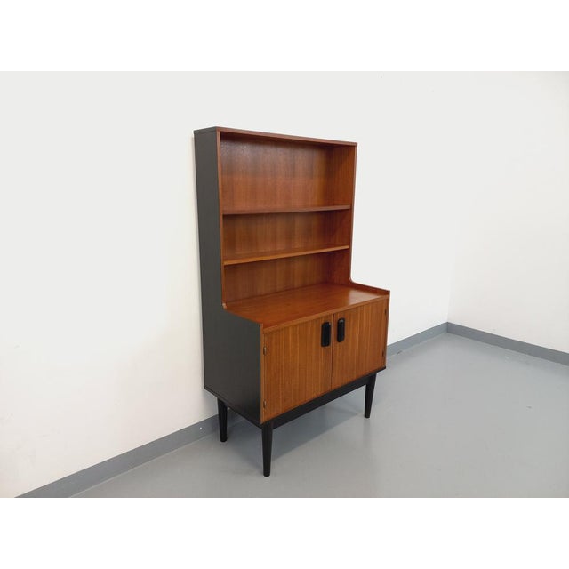 Vintage Scandinavian Teak Library, 1960s For Sale - Image 9 of 17