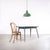 1940's real industrial enamel green pendant lamp - 16 inch. Classic industrial enamel lamp by real, listing is for one...
