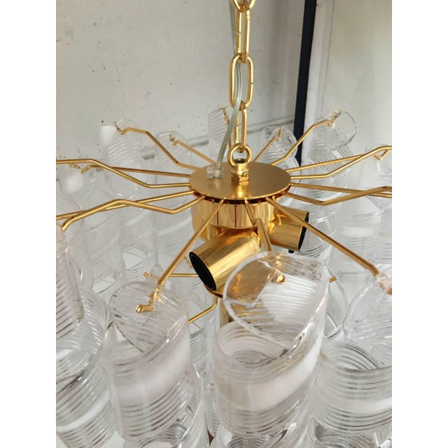 Murano Glass Virgola Multicolor Chandelier from Simoeng For Sale - Image 6 of 13