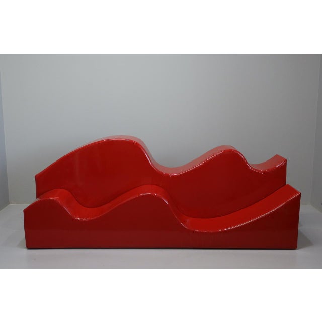 The "Superonda" sofa, designed in 1967 by the radical design collective Archizoom Associati of Florence and produced for...