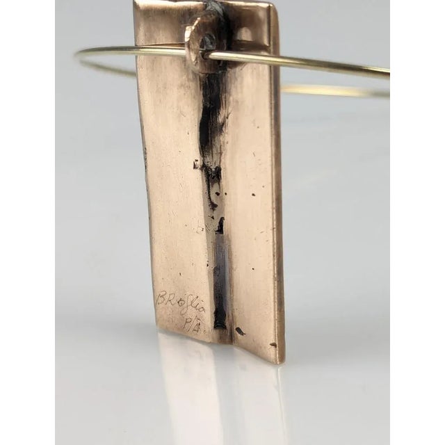 1980s Sculpture Necklace by Enrique Broglia P/a Único, 1980s For Sale - Image 5 of 8