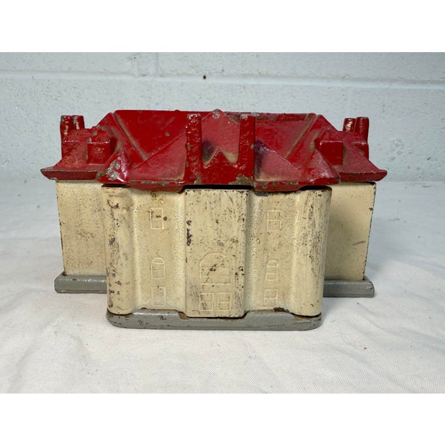1930s Rare Antique 1930's Westwood Bronze Memorial College Building Still Coin Bank For Sale - Image 5 of 13