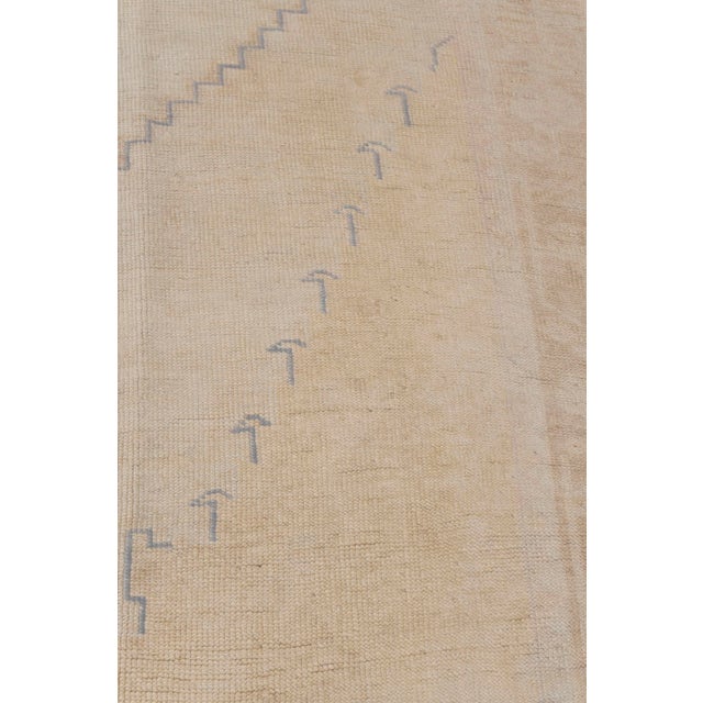 From Kars in the North East of Turkey these vintage hand knotted light colored rugs are similar to Oushaks and are among...