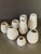 Set of 3 Contemporary Ceramic Vases, White For Sale - Image 9 of 9
