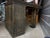 Black 1940s Mid Century Vintage Bauhaus Arts + Crafts Black Cerused Oak With Stylized Botanical Hand Carved Pillar and Pulls For Sale - Image 8 of 12