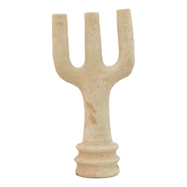 Unglazed Tamegroute Clay Sculpture by Azele Studio For Sale