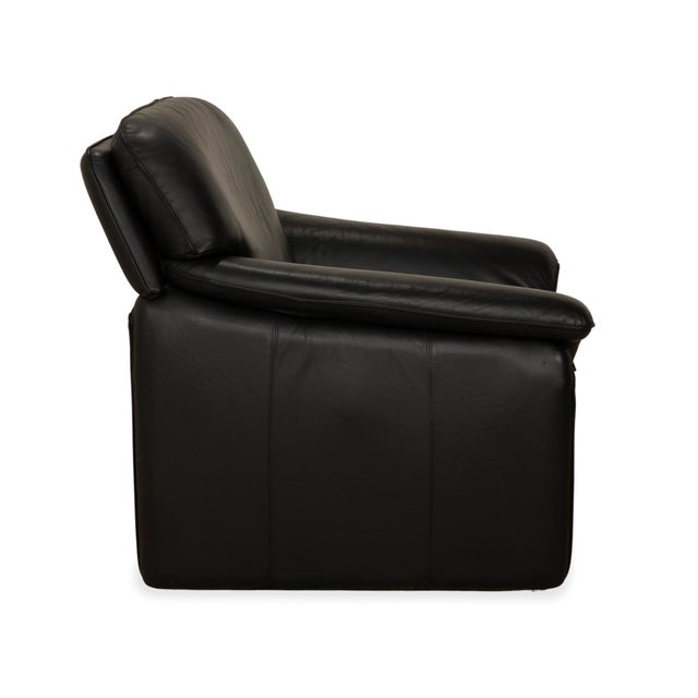 Leather Armchair in Black from Lauuser For Sale - Image 12 of 15