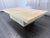 Tan Rh Reclaimed Oak Reeded Plinth Rectangular Coffee Table – 64" For Sale - Image 8 of 18