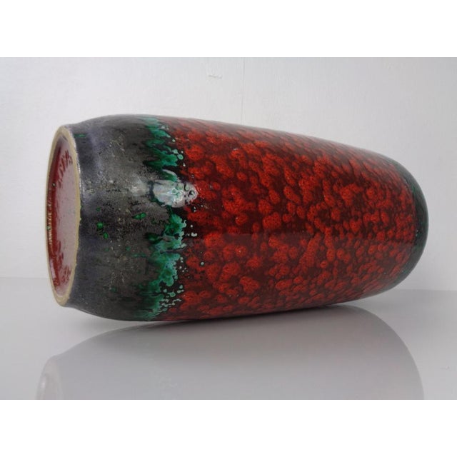 Large Pop Art Model 517-50 Vase in Glazed Lava Ceramic from Scheurich, 1970s For Sale - Image 12 of 18