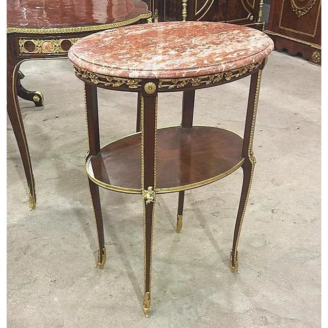 In love with the design. Beautiful side table with gold details. This table can be used for decoration in the hallway or...