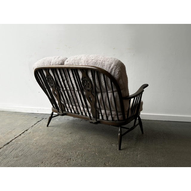 Ercol Vintage Mid-Century Model 994 Golden Dawn Windsor Sofa from Ercol For Sale - Image 4 of 11