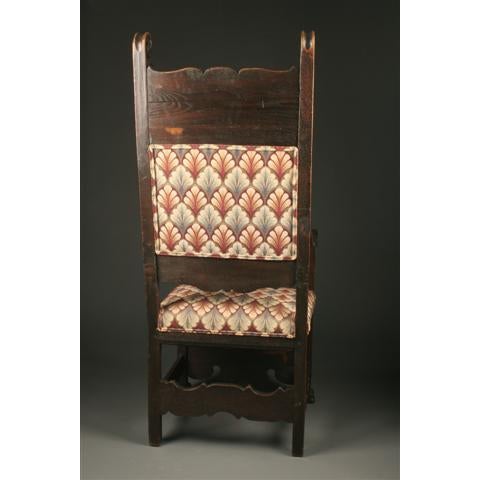 Traditional Pair of Antique German Oak High-Back Chairs, Circa 1870 For Sale - Image 3 of 3
