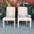 Postmodern Set of 10 Postmodern Parsons-Style Dining Chairs For Sale - Image 3 of 11
