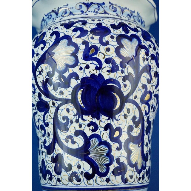 Albarello Ceramic Pharmacy Vase from Cacf, Faenza, Italy, 1960s For Sale - Image 10 of 18