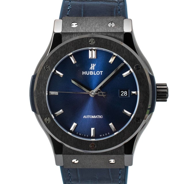Brand: Hublot Gender: Men's Metal Type: Ceramic and Titanium Diameter: 45.00 mm Weight: 91.88 grams HUBLOT Classic Fusion...
