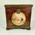 1970s Vintage Farmhouse Arts & Crafts Boho Chic Velvet Lined Rooster Storage Box For Sale - Image 4 of 18
