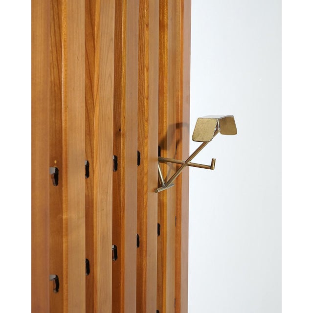 Wall-Mounted Coat Rack by Gianfranco Frattini, 1950s For Sale - Image 13 of 14