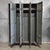 Vintage Industrial Metal 4-Door Locker For Sale - Image 4 of 11