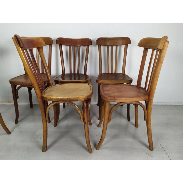 Bistrot Chairs from Baumann, 1890s, Set of 6 For Sale - Image 4 of 18