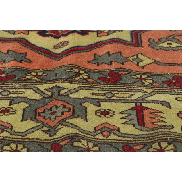 Late 20th Century Vintage Egyptian Serapi Rug - 05'09 X 07'07 For Sale - Image 5 of 10