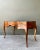 Brown Vintage Italian Burl Wood Writing Desk For Sale - Image 8 of 12
