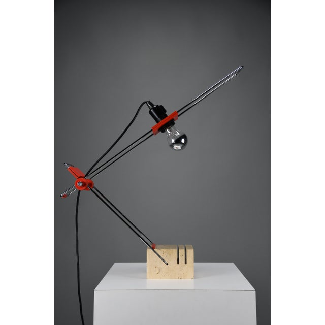 Mid-Century Modern Sculptural Adjustable Table Lamp by Fratelli Mannelli, Italy, 1970s For Sale - Image 3 of 13
