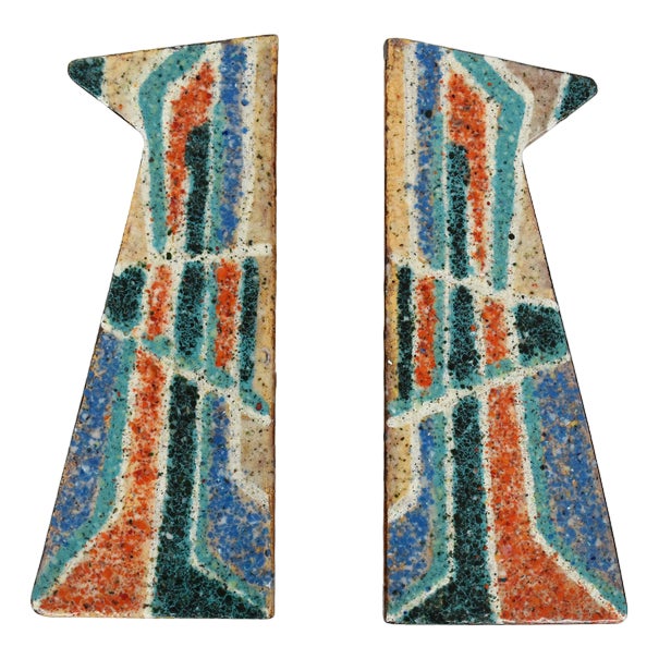 Torino Metal Handles by Paolo De Poli, Set of 2 For Sale