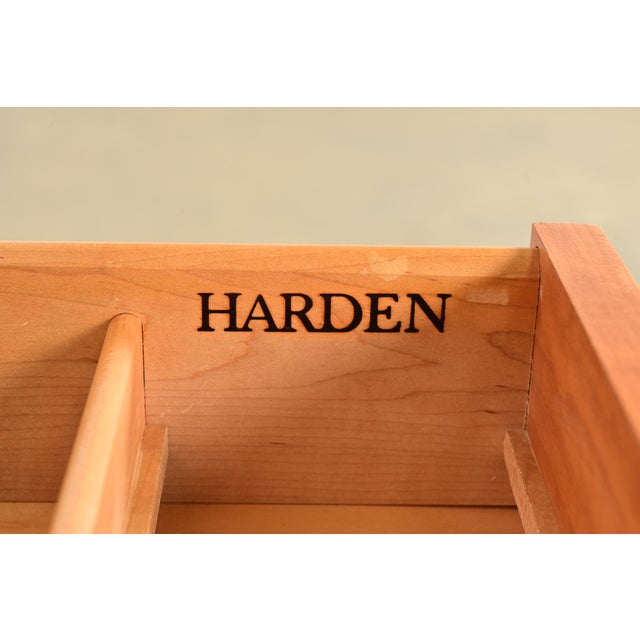 Harden Furniture Arts and Crafts Shaker Solid Cherry Wood Writing Desk For Sale - Image 9 of 16