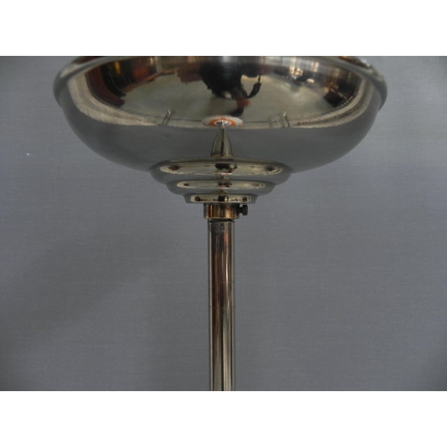 Art Deco Hanging Lamp with Glass Shade, 1930s For Sale - Image 4 of 13