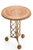 Metal Side Table Wrought Iron Rattan Whimsical Jean Royere Inspired For Sale - Image 7 of 7