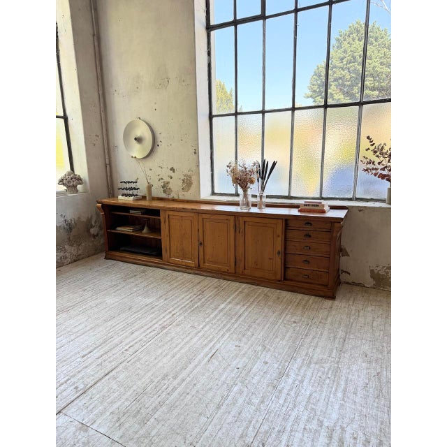 Vintage Pine Sideboard, 1950 For Sale - Image 6 of 18