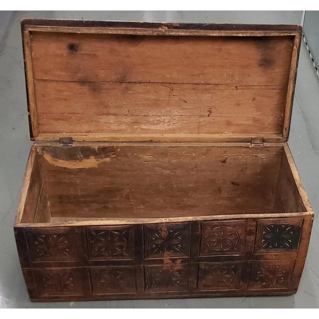 18th Century 18th Century Carved European Chest For Sale - Image 5 of 7