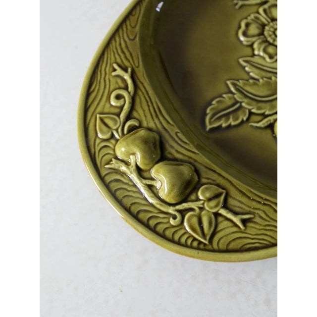 Avocado Mid-Century Treasure Craft Serving Platter For Sale - Image 8 of 10