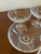 Vintage Josair German Etched Crystal Champagne Coupe Glasses – Set of 8 For Sale - Image 10 of 11