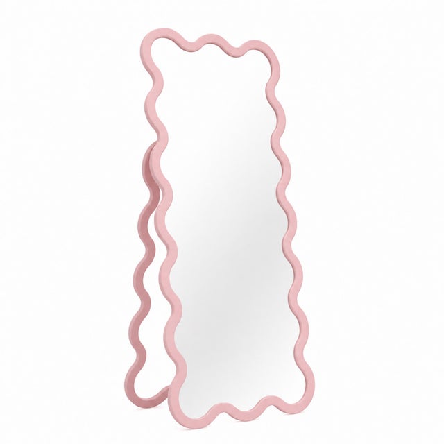 Red Hvyli 16 Free Standing Full-Length Dressing Mirror by Oitoproducts For Sale - Image 13 of 17