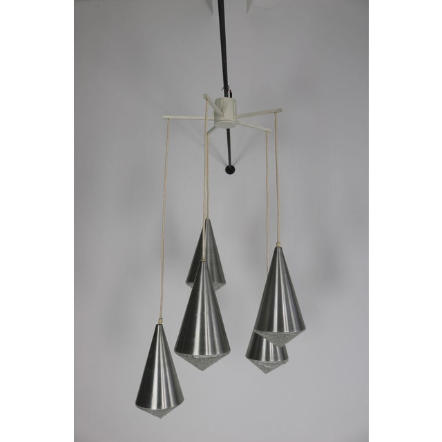 Cascade Lamp with Crystal Glass, 1970s For Sale - Image 13 of 13