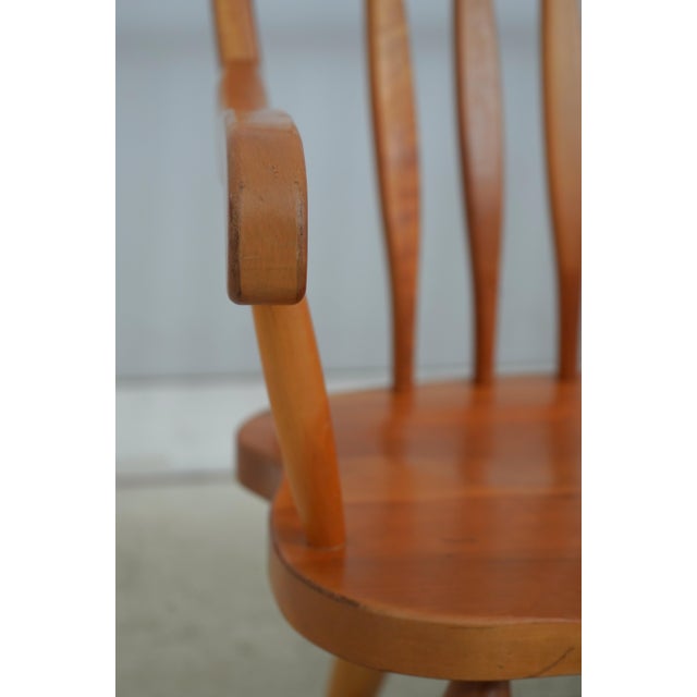 Windsor Style Hand Crafted Long Bench Settee For Sale - Image 14 of 18