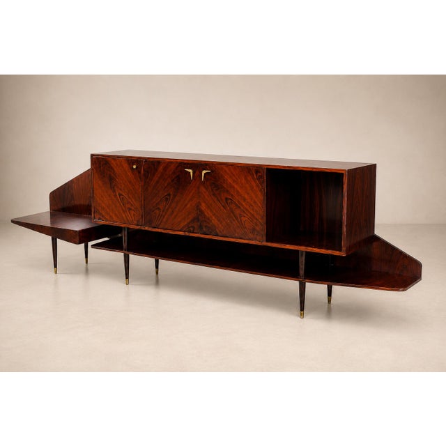 Brazilian Modern Credenza by Giuseppe Scapinelli in Brazilian Rosewood, Brazil, 1950s For Sale - Image 13 of 18